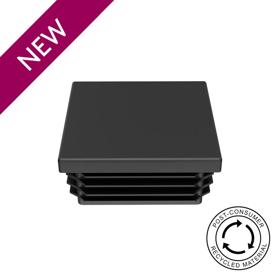 Essentra Square Tube Insert 110.0 mm Black LDPE - PCR [20752811]; 20752811