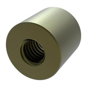 Essentra Cylindrical Nut TR12 x 3 24.0 Bronze [20147754]; 20147754