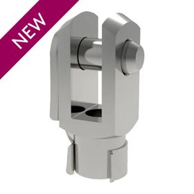 Essentra Clevis Joint with Retention Clips M5 5x10 10.0 303 Stainless Steel [20759780]; 20759780