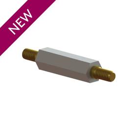 Essentra Male To Male Standoff Hexagonal M6 30.0 mm Nylon 6/6 [ISM6H-12.7-30-3]; 20818234