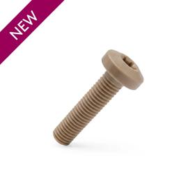 Essentra Pan Head Screw M8 15.0 16.0 PEEK Beige [20820596]; 20820596