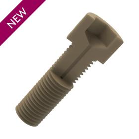 Essentra Vented Screw M5 15.0 8.5 Beige PEEK [20820824]; 20820824