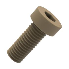 Essentra Cap Screw Socket Head M5 25.0 8.5 PEEK Beige [20834883]; 20834883