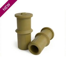 Essentra Dual Fit Cap-Plug M10 M16 10.50 mm 35.0 mm Brown Silicone [20978105]; 20978105