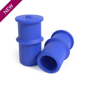 Essentra Dual Fit Cap-Plug M14 M20 14.50 mm 35.0 mm Blue Silicone [20978112]; 20978112