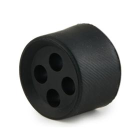 Essentra Cable Gland Insert 4 M12 EPDM Black [550916]; 10301326
