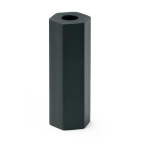 Essentra Spacer 9.5 mm 76.2 mm Chlorinated PVC Light Grey [HS-8-24]; 10010563