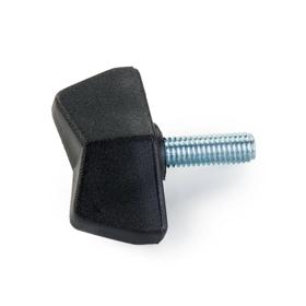 Essentra Wing Knob M6 Nylon [KTSW-28M06M10]; 10159804
