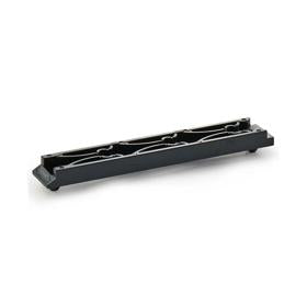 Essentra Horizontal Card Guide Snap-In 2.2 mm 63.5 mm PC [TRCG-2.500]; 10113455