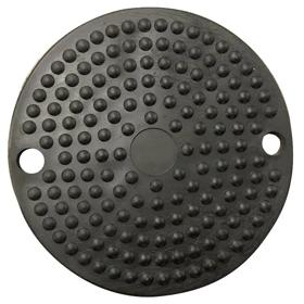 Essentra Rubber Pad 80.0 mm Black [1254564]; 10336861