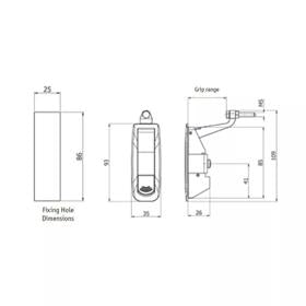 Essentra Compression Lever Latch 109.0 mm Zinc Alloy [0772200E]; 20060060