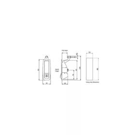Essentra Compression Lever Latch 93.0 mm 35.0 mm [1771201E]; 20064419