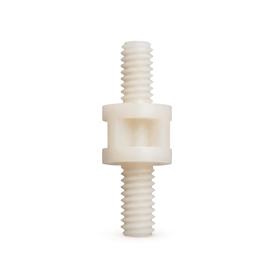 Essentra Male To Male Standoff 7.1 mm #6-32 6.4 mm Nylon 6/6 [CBS-TMM-4-01]; 10001097