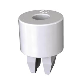 Essentra Sheet Metal Nut 10.5 x 10.9 mm 0.8 mm 3.4 mm 5/16 in Nylon 6/6 [60SGN02300]; 10405031