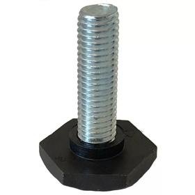 Essentra Hexagonal Adjustable Feet 27.0 mm M10 35.0 mm Black [499353]; 10290774