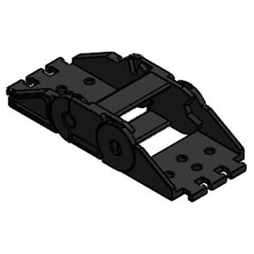 Essentra Cable Chains 10.0 mm (H) 30.0 mm (W) Black [34000829]; 10371435