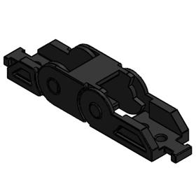 Essentra Cable Chains 7.0 mm (H) 7.0 mm (W) Black [34000825]; 10371398