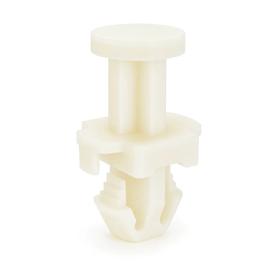 Essentra Snap Lock Support 4.0 mm Nylon 6/6 UL94 V-0 Natural [PSE-4M-19]; 10022320