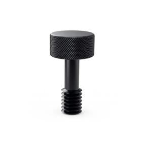 Essentra Captive Thumb Screw M8 35.0 Blackened Stainless 316 [20190163]; 20190163