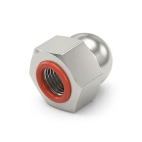 Essentra Integral Seal Domed Nut M4 7.0 303 Stainless Steel [20207724]; 20207724