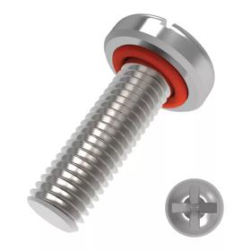 Essentra Pan Head Seal Screw M5 8.0 303 Stainless Steel [20223786]; 20223786