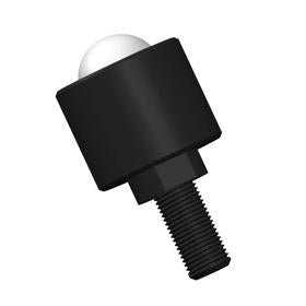 Essentra Ball Transfer 38.1 mm 1000.00 kg 60.0 mm 73.5 mm Black [551028]; 10302255