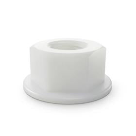Essentra Washer Nut M6 10.0 mm Nylon 6/6 Natural [43537]; 10102459