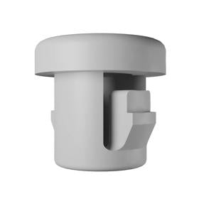 Essentra Snap Fit Bushing 4.8 mm 3.2 mm 1.6-1.7 mm Nylon 6 White [22MP01010W]; 10362549