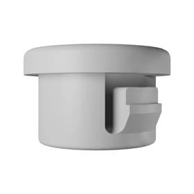 Essentra Snap Fit Bushing 7.9 mm 6.1 mm 1.6 mm Nylon 6 White [22MP01015W]; 10362563