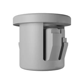 Essentra Snap Fit Bushing 9.5 mm 6.4 mm 0.8-3.2 mm Nylon 6 White [22MP03754W]; 10362709