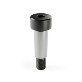 Essentra Shoulder Screw Hex Head 16.0 M12 55.0 18.0 Black Steel [20226503]; 20226503