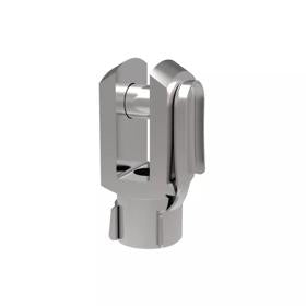 Essentra Clevis Joint with Retention Clips M10 10x40 40.0 Steel [20215903]; 20215903
