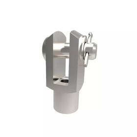 Essentra Clevis Joint with Pin M20 20x40 40.0 303 Stainless Steel [20194017]; 20194017