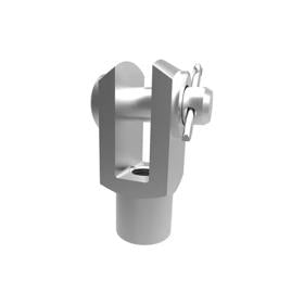 Essentra Clevis Joint with Pin M14 14x28 28.0 Steel [20193010]; 20193010