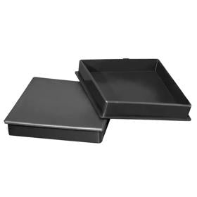 Essentra Square Push-In Glide Black LDPE [SQS5006A]; 10172414