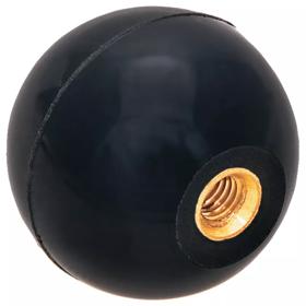 Essentra Ball Knob 35.0 mm M6 x 1.0 Phenolic Black [MBK-5]; 10160435