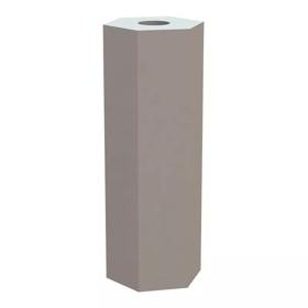 Essentra Spacer Hexagonal 6.4 mm #4 19.1 mm [35HSP004]; 10372173