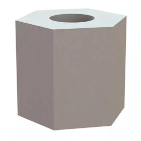 Essentra Spacer Hexagonal 6.4 mm #6 6.4 mm [35HSP006]; 10372197