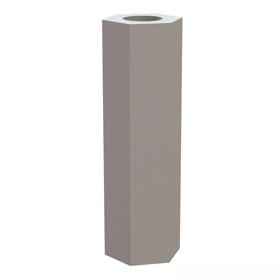 Essentra Spacer Hexagonal 6.4 mm #8 22.2 mm [35HSP018]; 10372319