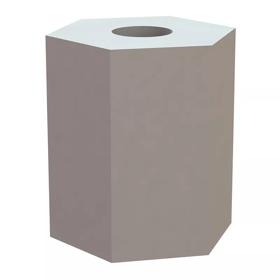 Essentra Spacer Hexagonal 6.4 mm #4 8.0 mm [35HSP022]; 10372357