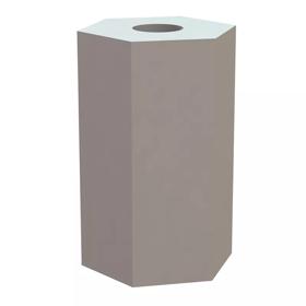 Essentra Spacer Hexagonal 6.4 mm #4 11.1 mm [35HSP029]; 10372401