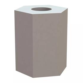 Essentra Spacer Hexagonal 9.5 mm #10 12.7 mm [35HSP401]; 10372692