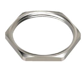Essentra Locknut for PE PG 9 18.0 mm Brass;Neoprene Natural [490712]; 10267783