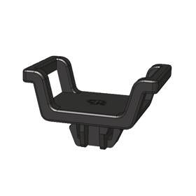 Essentra Cable Tie Holder Square Hole 13.0 mm Nylon 6/6 Black [FTH-27-1-01BK]; 10009383