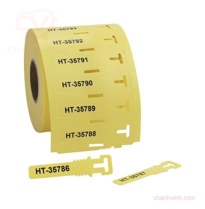 Hellermanntyton 556-80585 TAGPU12X74-LOOP-PUR-YE