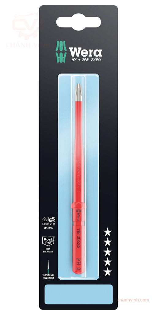 Wera K K VDE 3062 IS PH 2 X 157 MM TIE SB