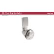 SOUTHCO Quarter-Turn Cam Latch, Bellcore 216, 20mm (.79 in) Grip, Not Sealed, Zinc Alloy, Powder Coat, Black [E5-2-135-070]