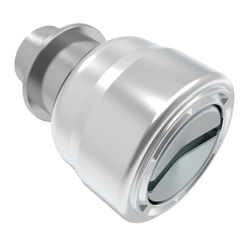 SOUTHCO Captive Screw, 1/4-20 Thread, Floating, Slotted Recess, Smooth Bright Knob [47-11-611-11]