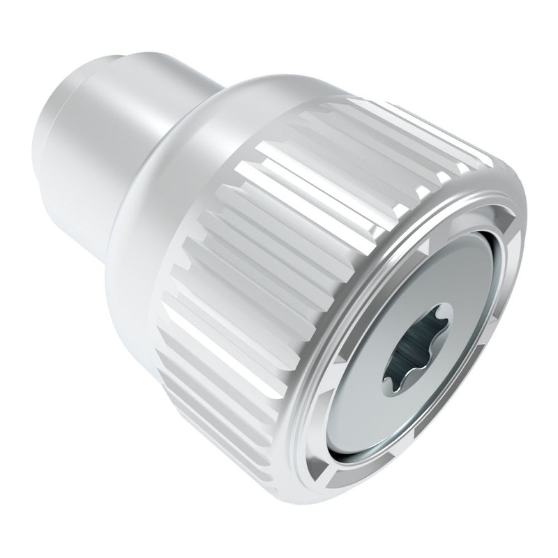 SOUTHCO Captive Screw, 8-32 Thread, Flare-in, TORX®, Knurled Bright Knob [47-10-348-10]