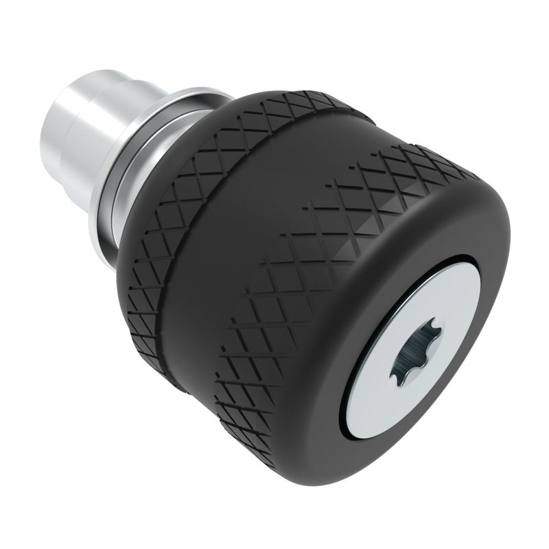 SOUTHCO Captive Screw, 6-32 Thread, Floating, TORX®, Knurled Black Knob [47-11-252-62]